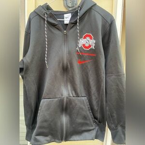 Ohio State University Buckeyes Nike Dri-Fit Full-Zip Hoodie Jacket Sz S